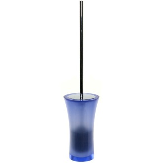 Toilet Brush Toilet Brush Holder, Free Standing, Blue, Made From Thermoplastic Resins Gedy AU33-05